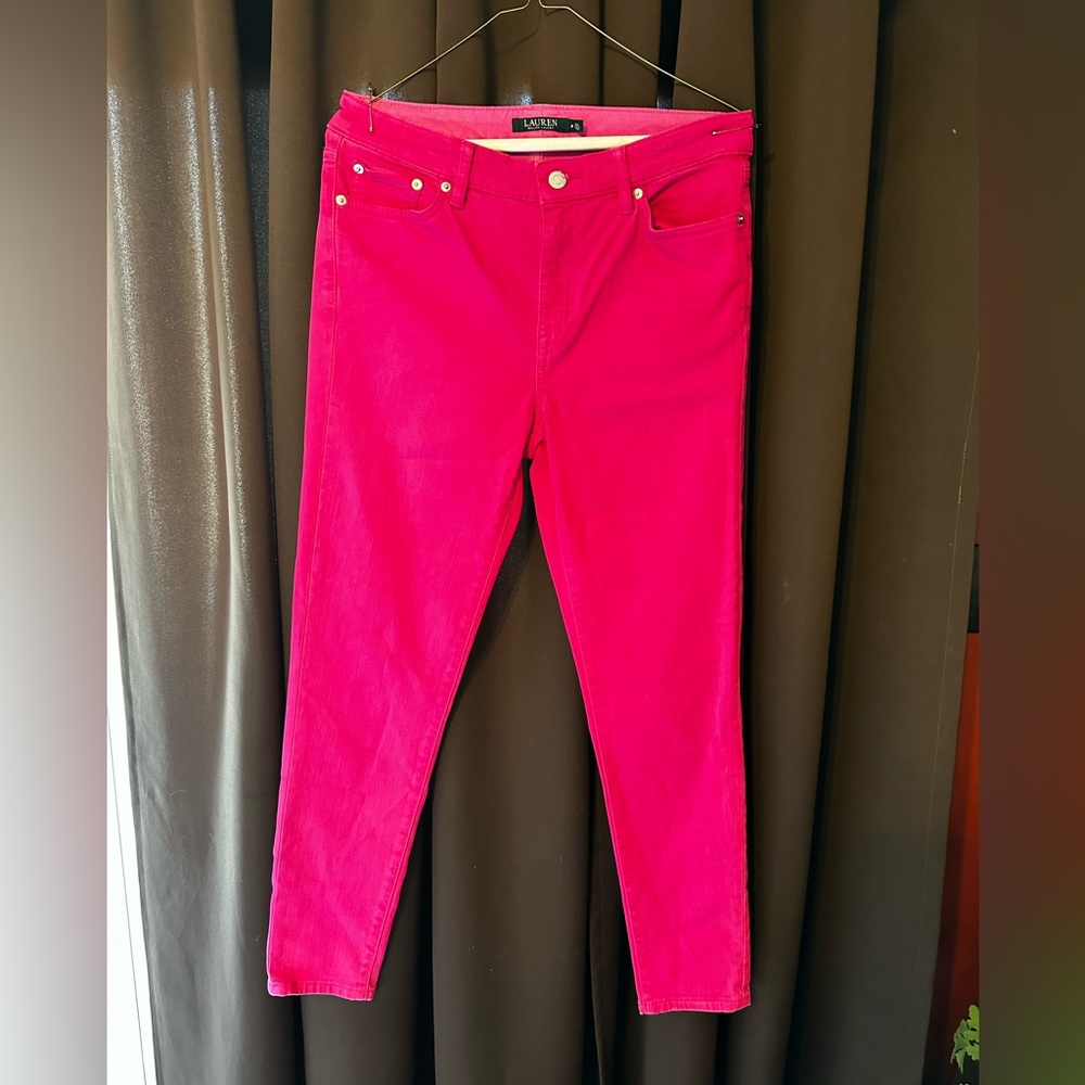Hot Pink Jeans